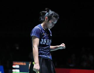 Gregoria Mariska Tunjung kalahkan Akane Yamaguchi di perempatfinal Japan Open 2023. (Foto: PBSI) 