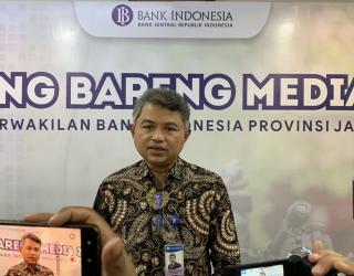 Kepala Kantor Perwakilan BI Jatim Doddy Zulverdi pada acara Bincang Bareng Media (5/9/2023) di Surabaya.
