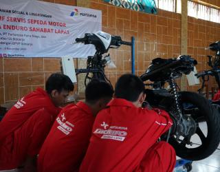 Pertamina Hadirkan Bengkel Enduro di Lapas untuk Berdayakan Warga Binaan