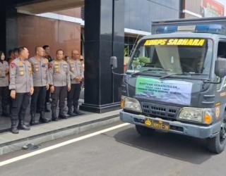Polda Jatim Kirim Bantuan,Tidak Ada Korban Jiwa dalam Erupsi Semeru