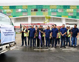 Direksi Bank Mandiri Pantau Langsung Distribusi Bantuan Bencana di Aceh