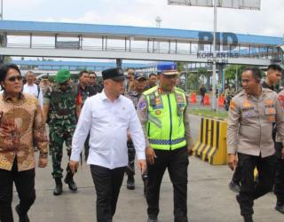 Jelang Libur Nataru 2026, Kakorlantas dan Menhub Cek Pelabuhan Gilimanuk