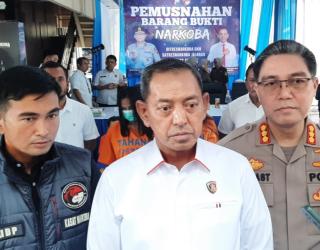 Jelang Nataru, Polda Jatim Musnahkan 9,3 Kg Sabu