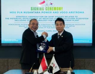 PLN Nusantara Power Gandeng VOGO-ARSTROMA Kembangkan Industri Karbon