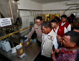 Polda Jatim Ungkap Produksi MinyaKita Ilegal,Tetapkan 4 Tersangka