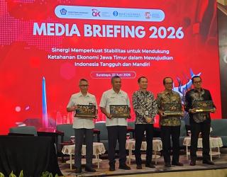 BI Ramal Ekonomi Jatim Tumbuh Hingga 5,7% di Kuartal II-2026
