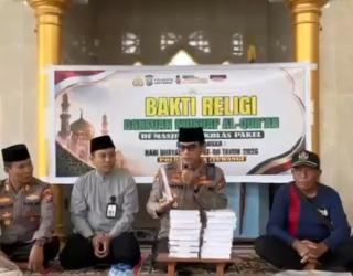Bhakti Religi Hari Bhayangkara, Kapolresta Banyuwangi Tekankan Pentingnya Alquran