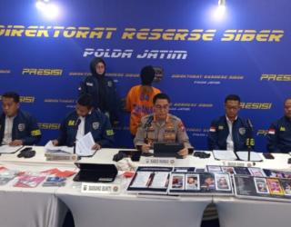 Polda Jatim Bongkar Arisan Online Fiktif, 140 Korban Rugi Rp71 Miliar