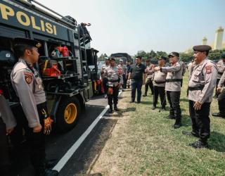 Cegah Kebakaran Meluas, Polda Jatim Terjunkan Pasukan BKO Karhutla