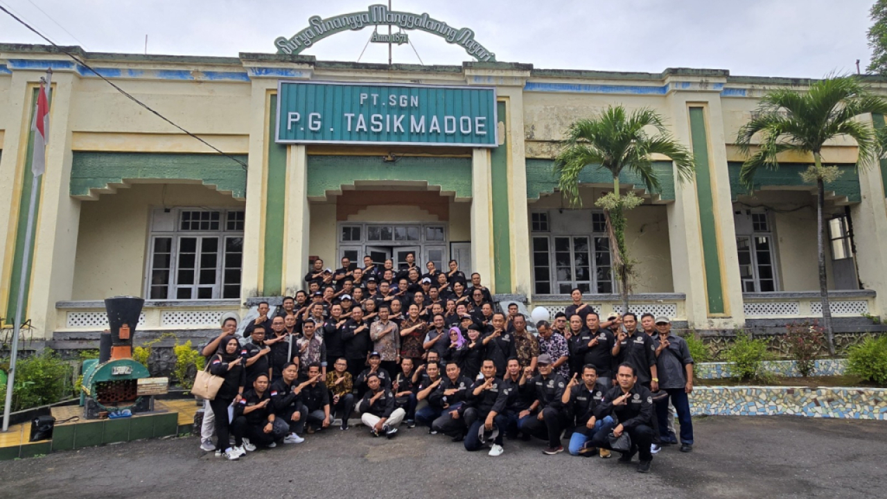 Sinergi Gula Nusantara (SGN) bersama Serikat Pekerja Perkebunan Nusantara (SPBUN) SGN. Foto : SGN