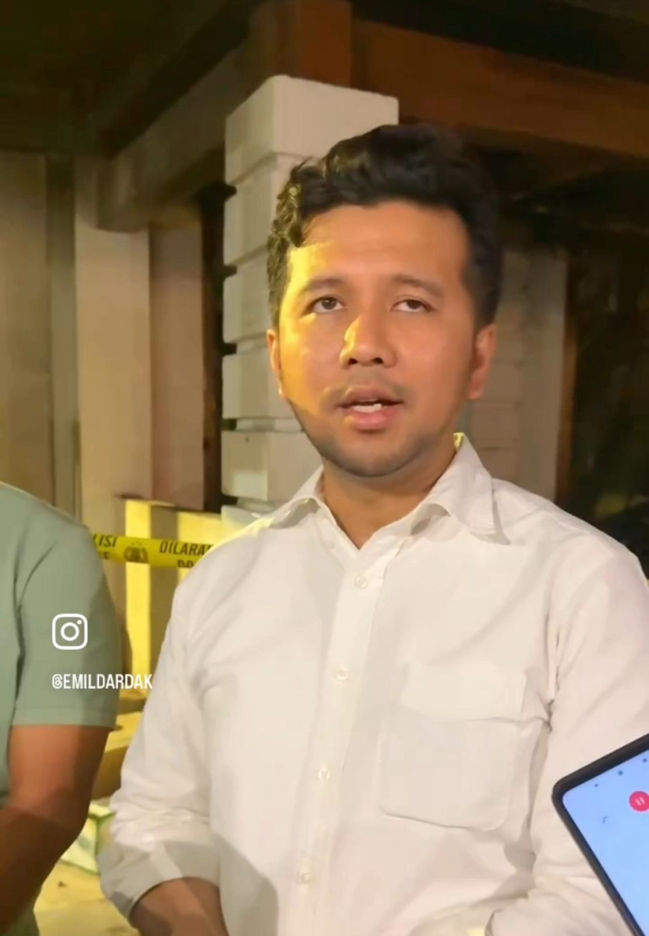 Sumber foto : layar tangkap Instagram Emil Dardak