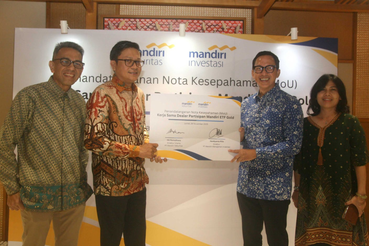 Mandiri Investasi Siap Luncurkan ETF Emas Syariah 2026 Bersama Mandiri Sekuritas