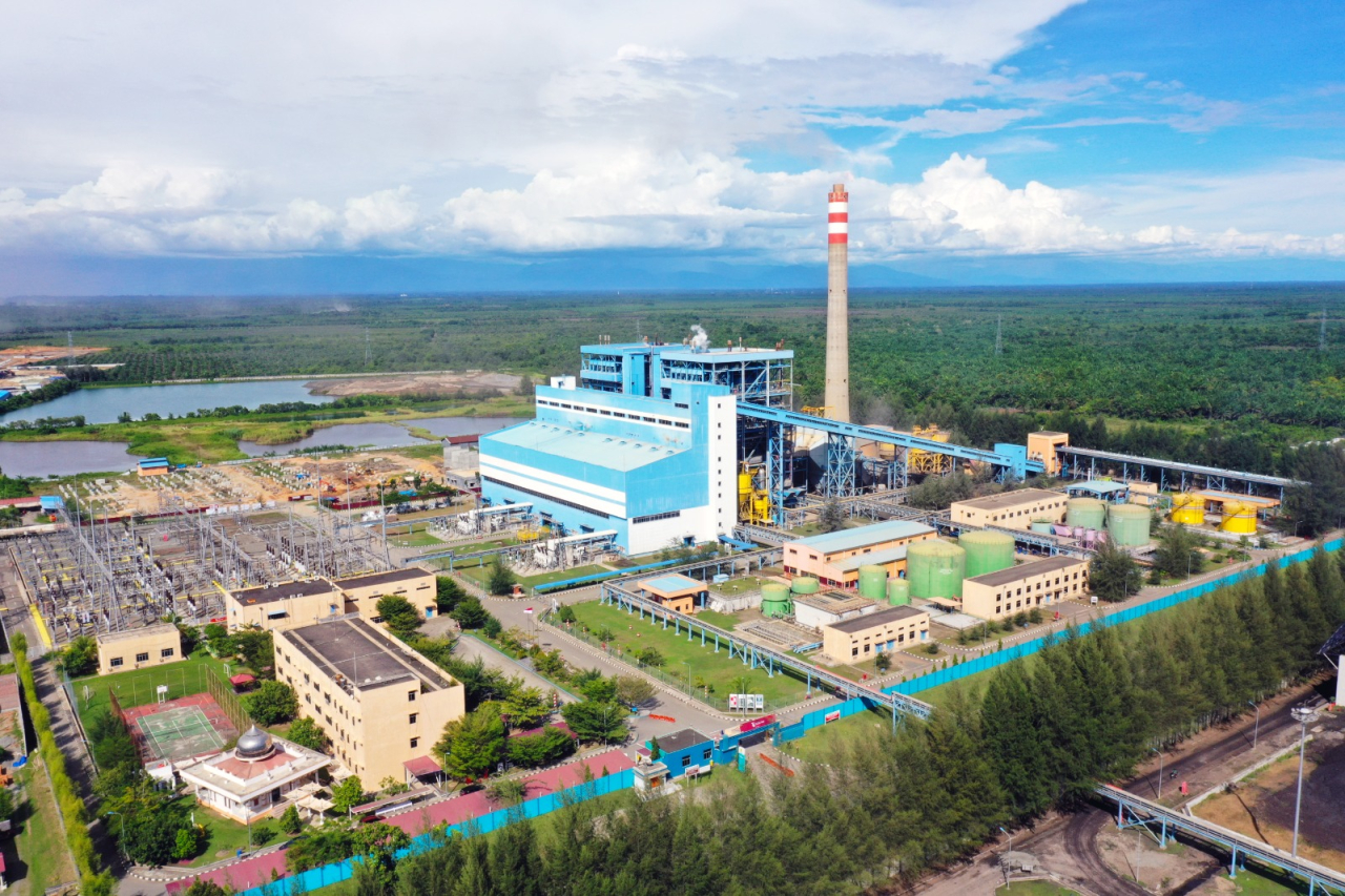 PLTU Nagan Raya yang berlokasi di Desa Suak Puntong, Kecamatan Kuala Pesisir, Kabupaten Nagan Raya, Aceh.