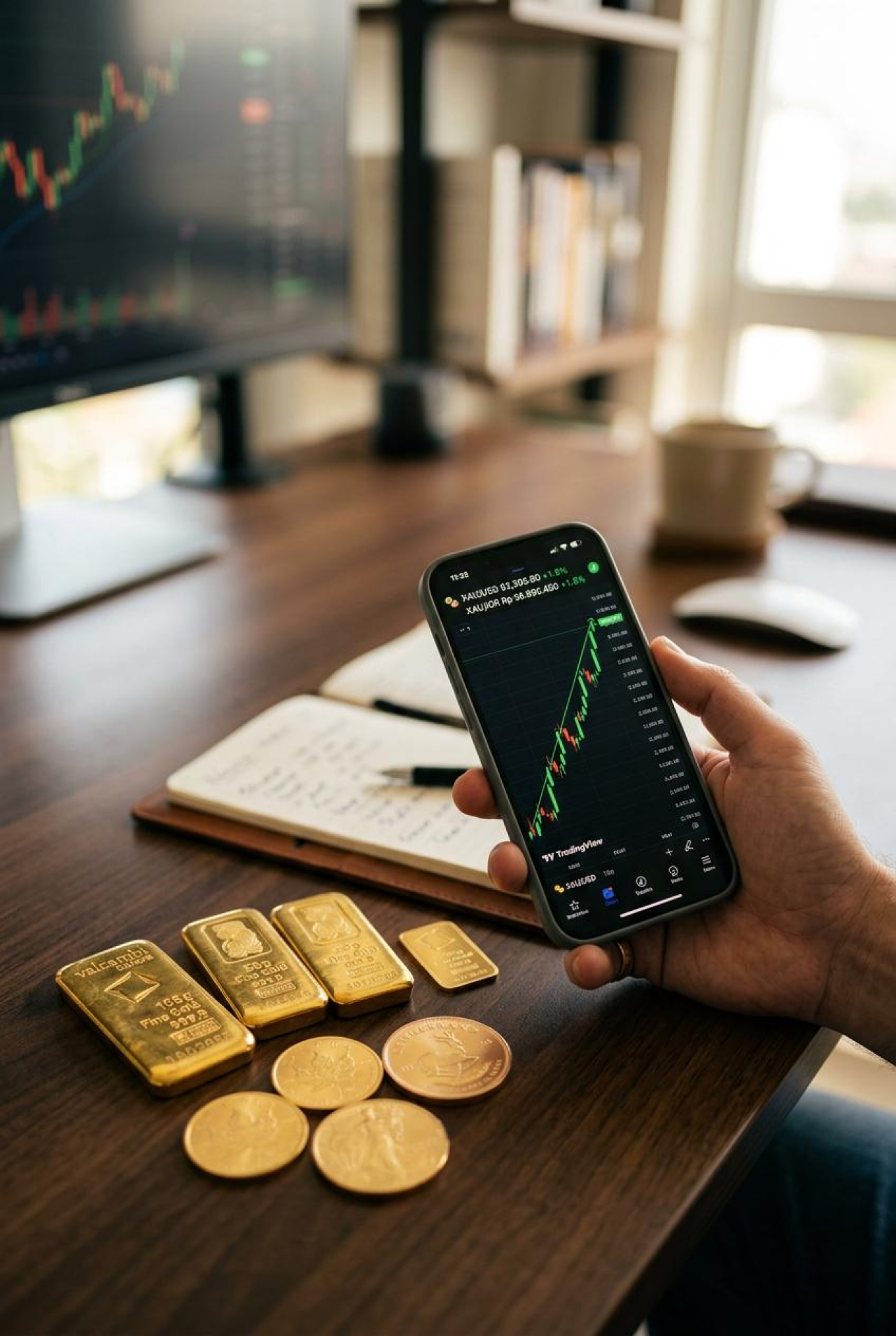 Harga Emas Hari Ini Menguat, Tembus Rp2,65 Juta per Gram